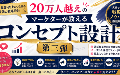 【開催レポート】フォロワー20万人超マーケターが教える「コンセプト設計 実践編 第三弾」を開催しました！